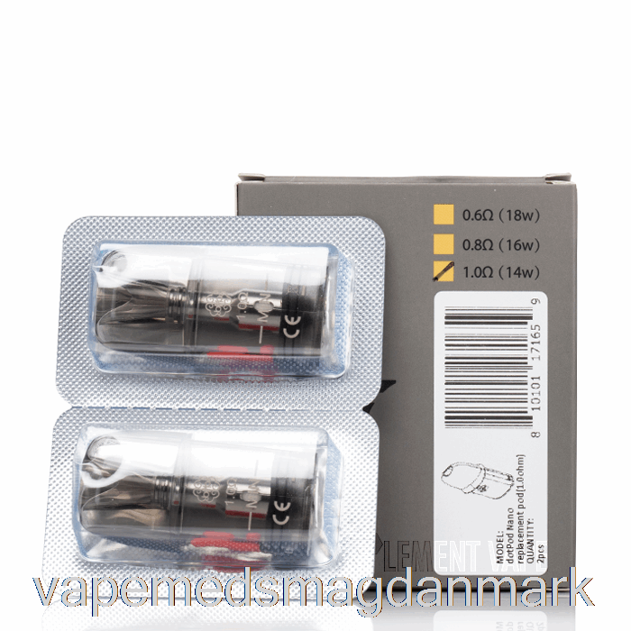 Engangs Vape Danmark Dotmod Dotpod Nano Udskiftning Pods 1.0ohm Pods